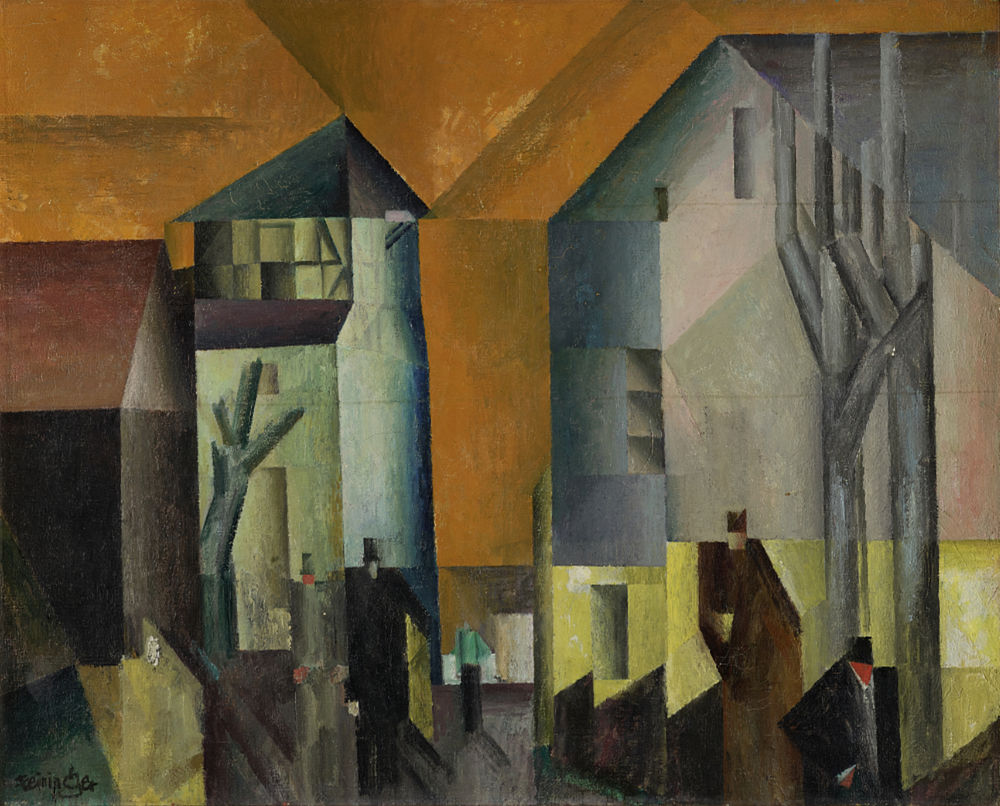 Lyonel Feininger: Vollersroda I, 1913